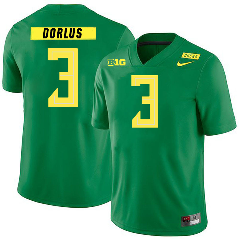 Brandon Dorlus Oregon Jersey,Oregon Ducks Football Uniforms Youth-Alternate Green